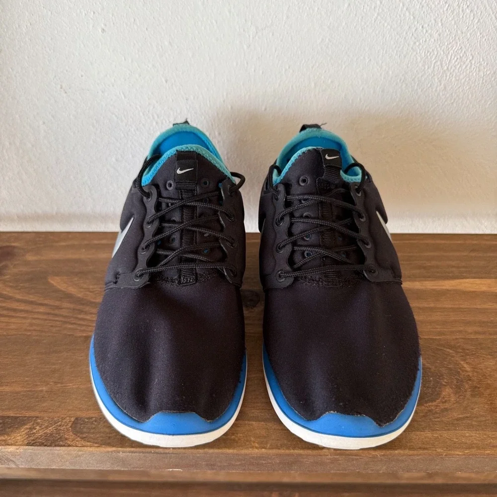 Nike Roshe Two GS Sneakers Youth 5.5Y Black Blue Running Shoes 844653-002